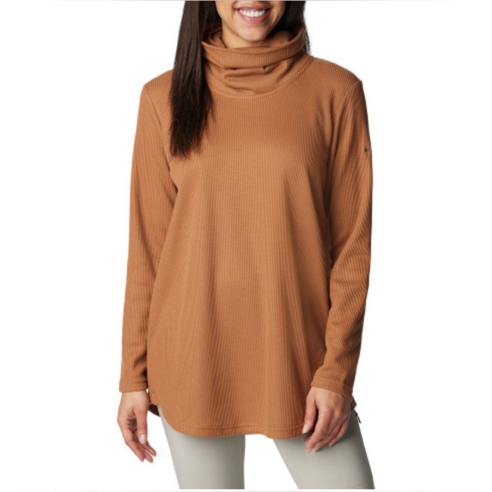 Ava & Viv Cozy Brown Knit Top